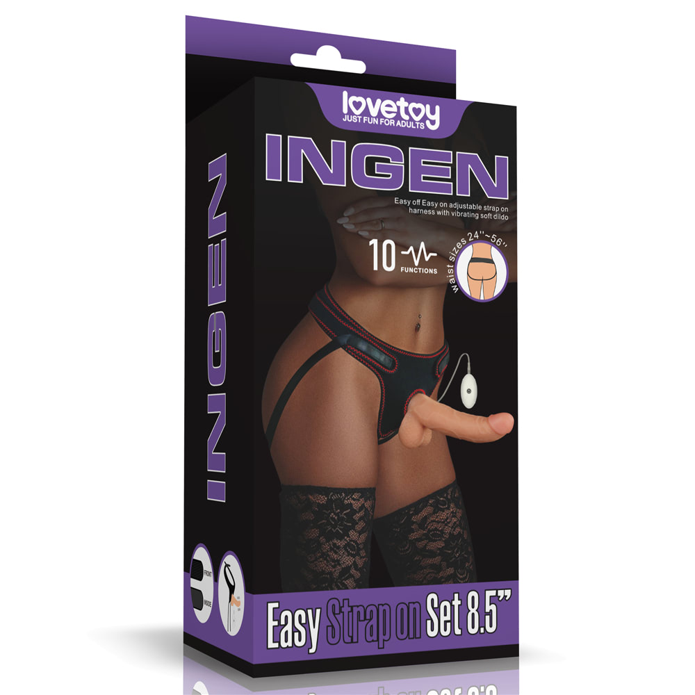 Cinta Peniana Easy Strapon Set 18cm - INGEN - LOVETOY - Imagem 3