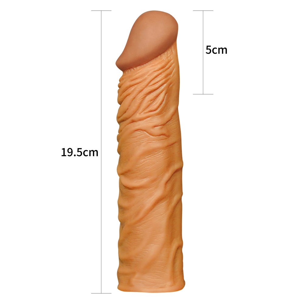 Capa Peniana Extensora 19 x 5 cm - LOVETOY - Sexshop - Imagem 6