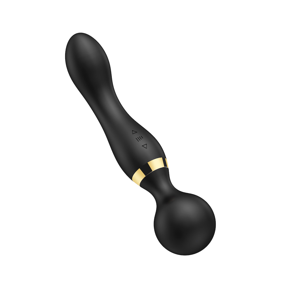 Vibrador Preto dupla estimulação com 20 Vibrações - Stick - Imagem 6