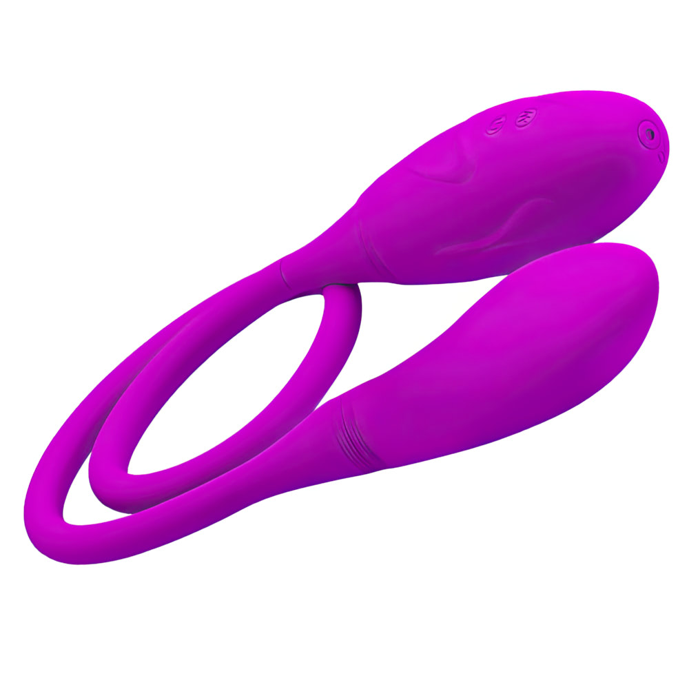 Vibrador Recarregável Duplo - SNAKY VIBE III - 60 X 3 CM - Imagem 3