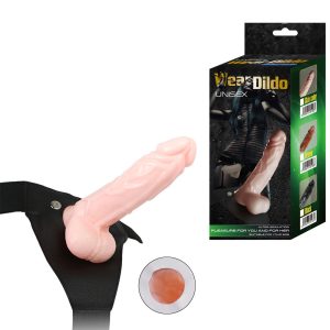 Capa Peniana Realista Com Cinta de Alça Elástica, Wear Penis