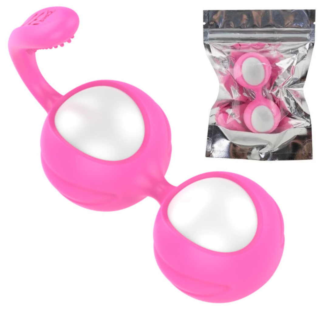 Bolas Ben-Wa para Pompoar - Clitóris em silicone cirúrgico