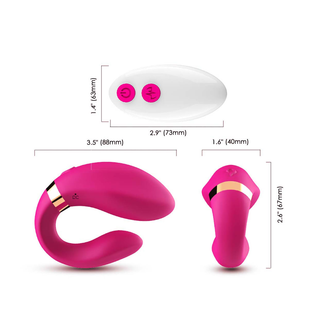 Vibrador para Casal com 9 Velocidades e Controle Remoto - Imagem 3