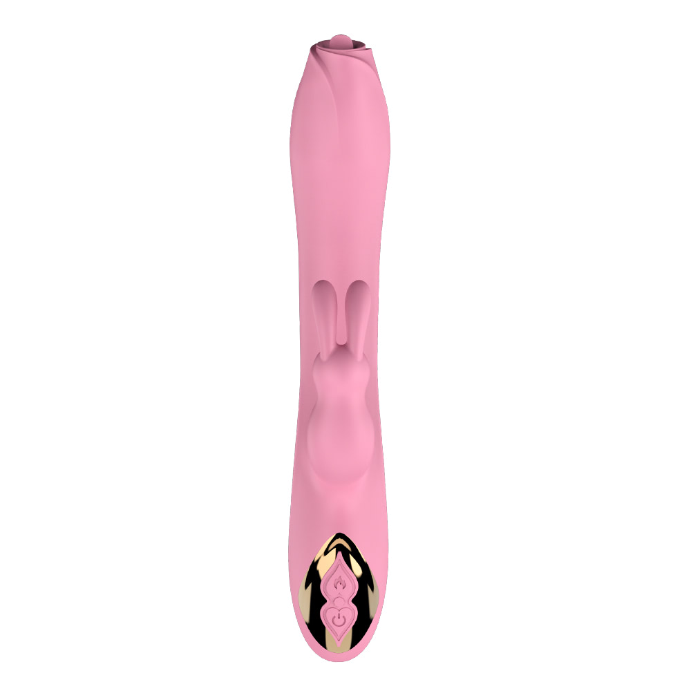 Vibrador Ponta de linguá com Aquecimento Estilo Rabbit em Silicone Cirúrgico - DIBE - Imagem 6