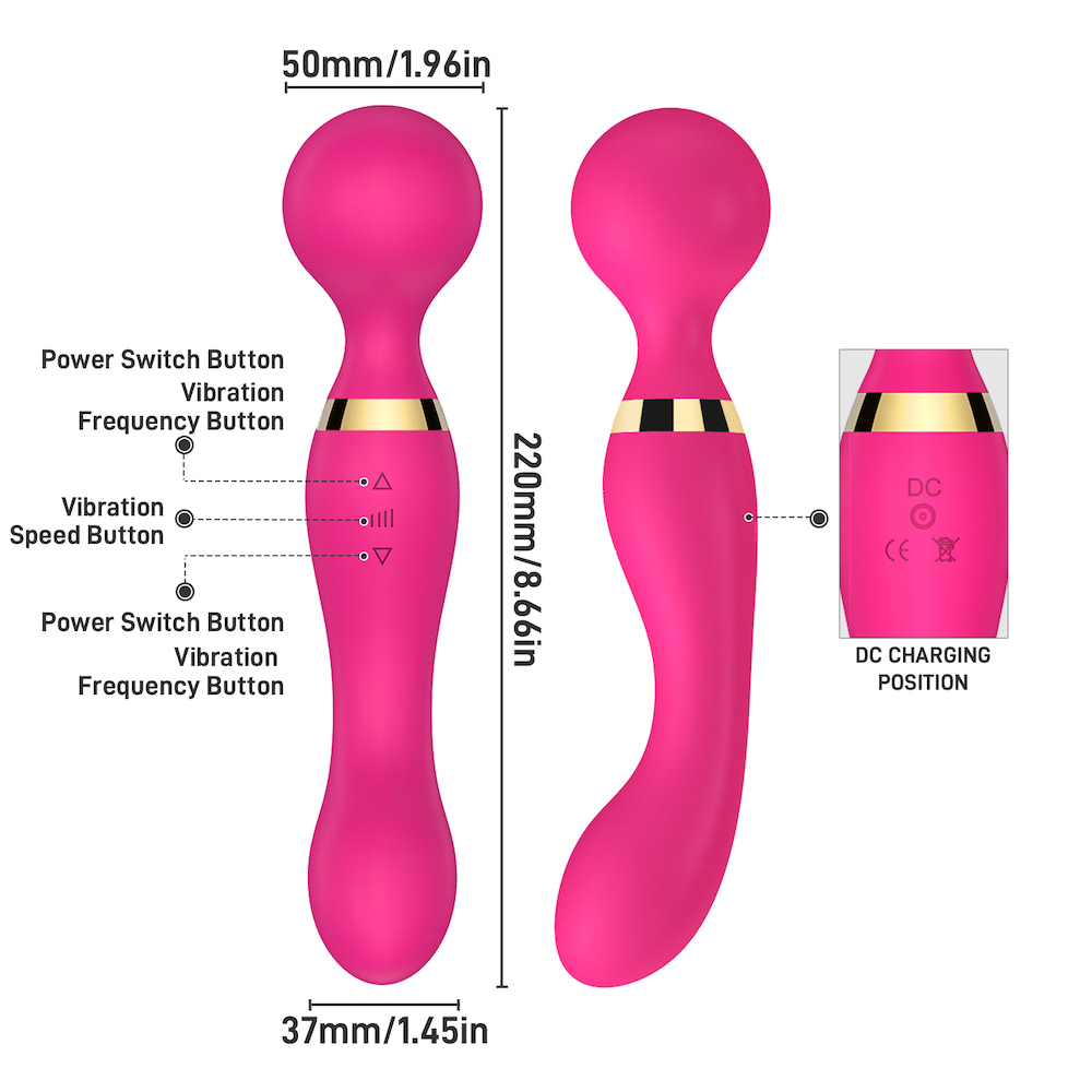 Vibrador com dupla estimulação com 20 Vibrações - Stick - Imagem 4