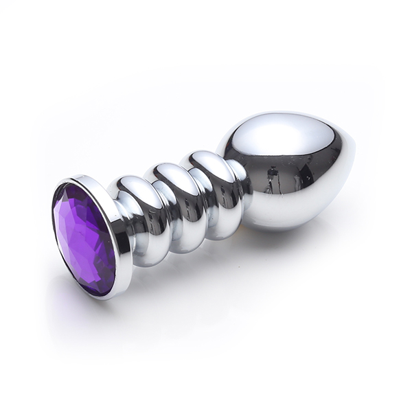 Plug Anal Joia com Anéis Lust Metal - Plug Anal Screw Silver - Imagem 6