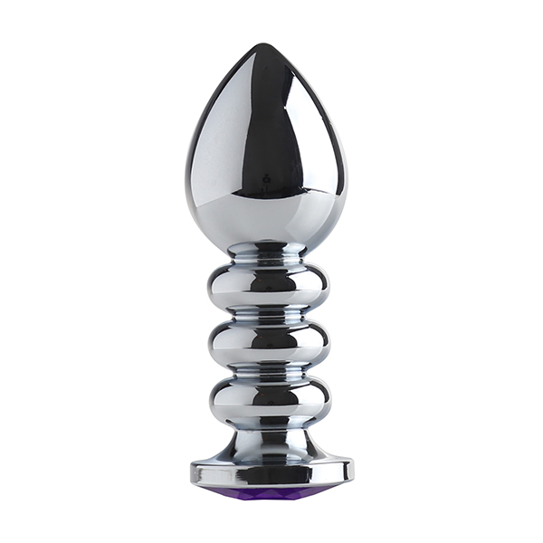 Plug Anal Joia com Anéis Lust Metal - Plug Anal Screw Silver - Imagem 7
