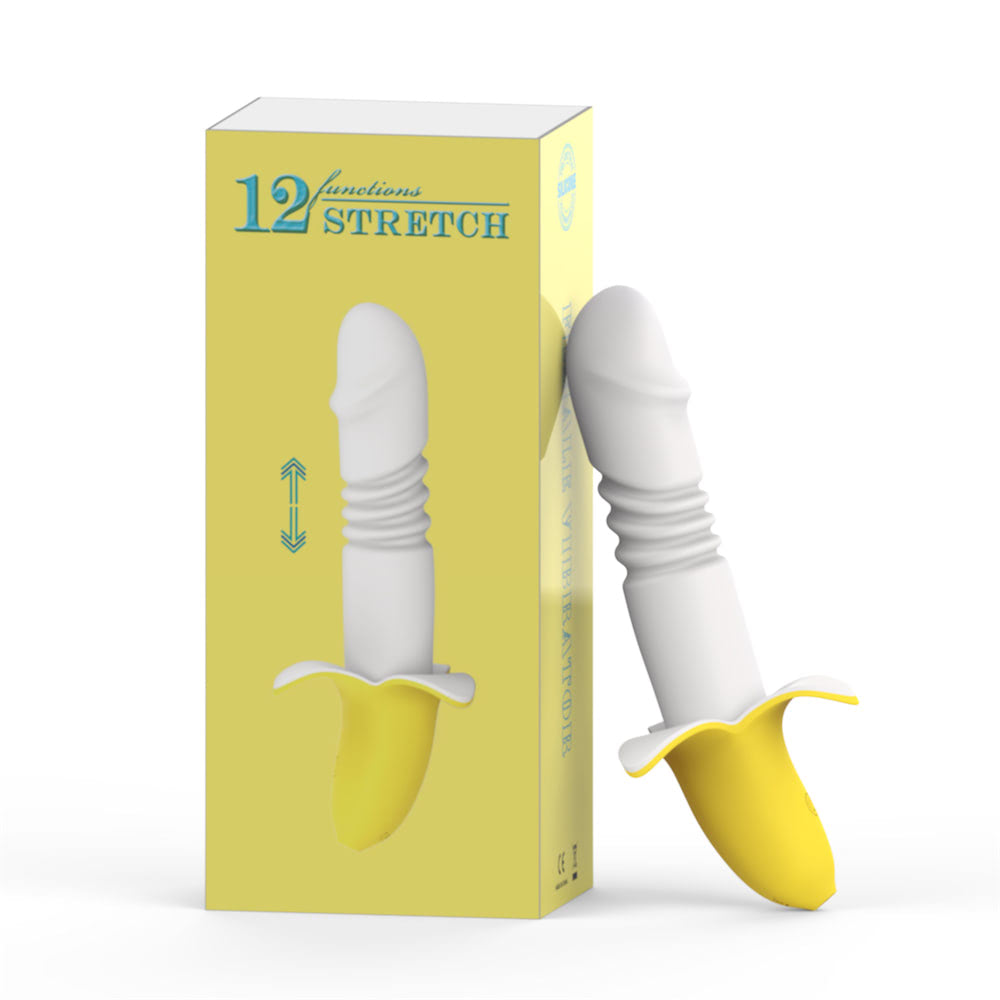 Vibrador Ponto G Banana vai e vem - 12 modos de vai e vem