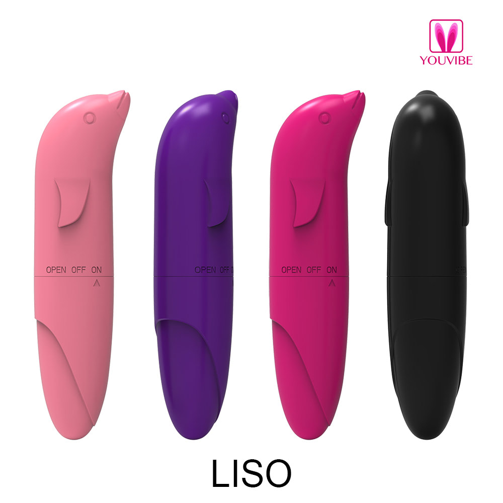 Vibrador Ponto G em formato de Golfinho - Liso Estimulador - Imagem 2