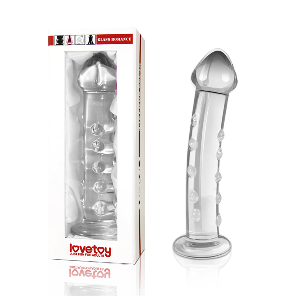 Plug Anal de Vidro 14,5x3,9cm - 7.5" Glass Romance