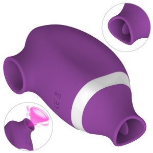 Estimulador de Clitóris com Pulcação e Língua Vibrador