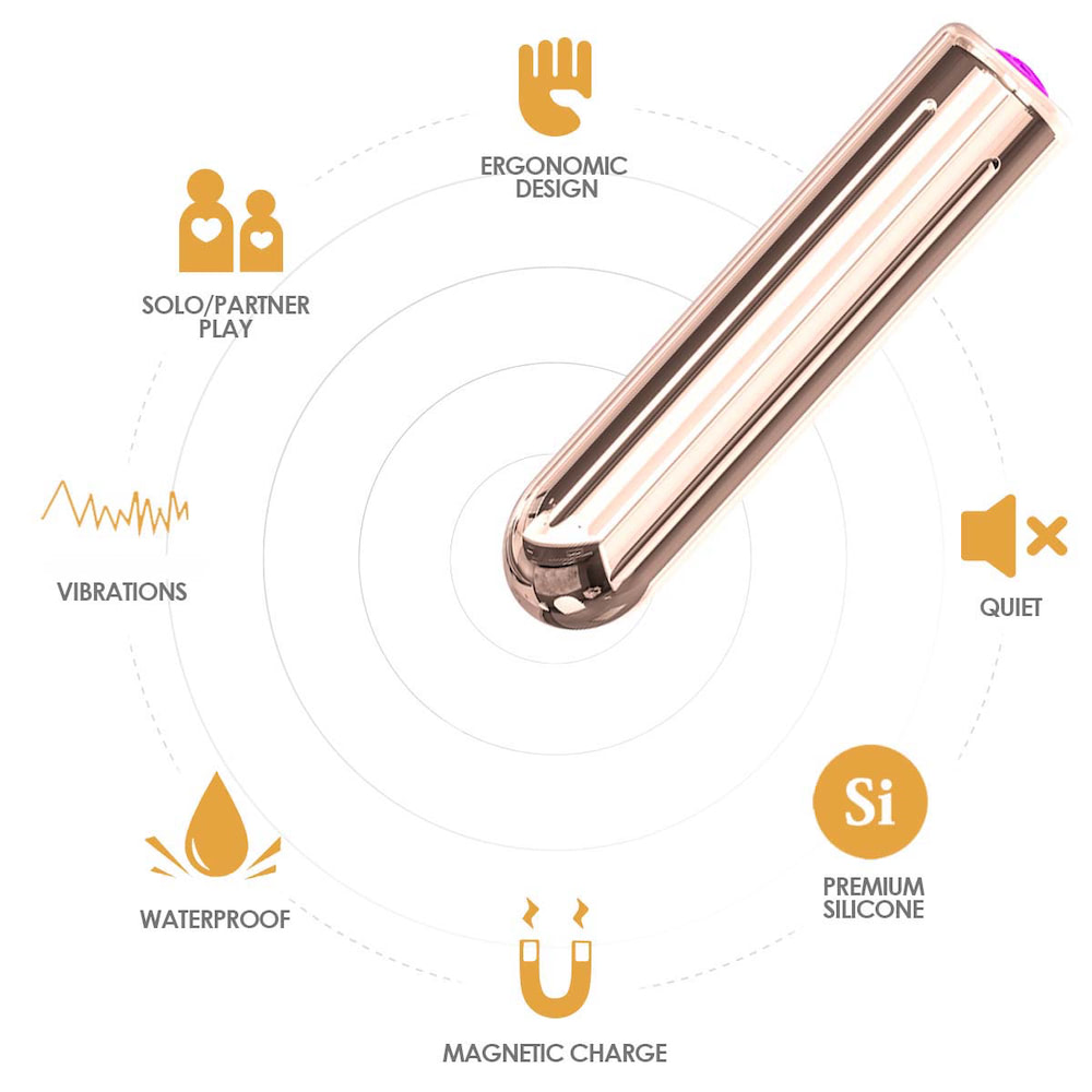 Vibrador Recarregável com 9 Modos de Vibração Power - USK - Imagem 6