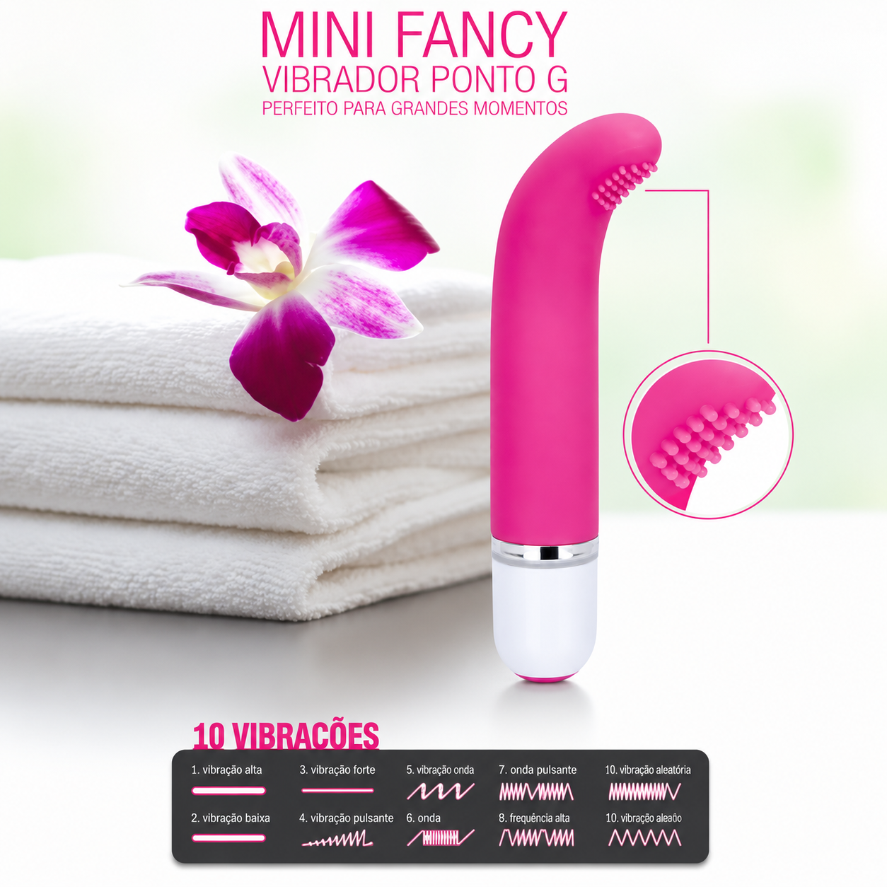 Vibrador ponto G com 10 velocidades impulse - FANCY - NANMA - Imagem 3