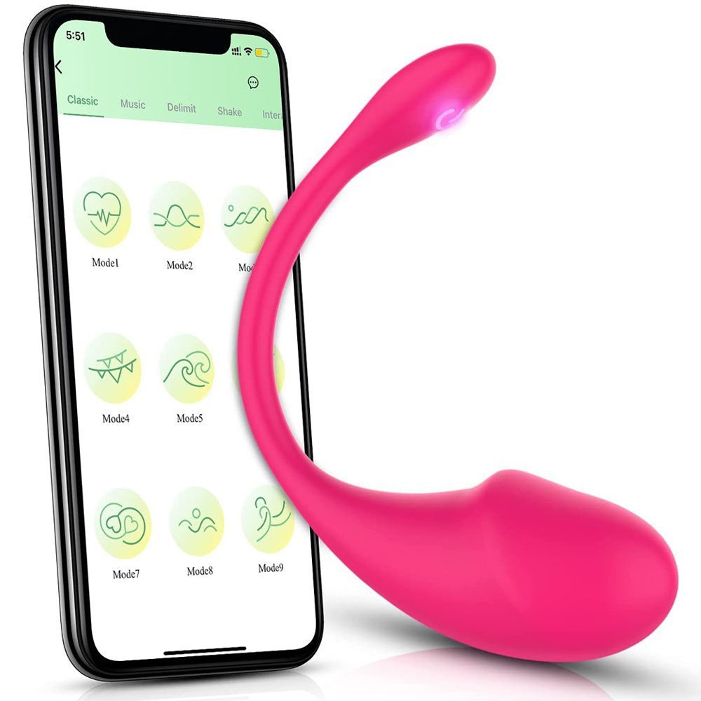 Vibrador Ponto G e Clitóris Controle por Aplicativo - Abel