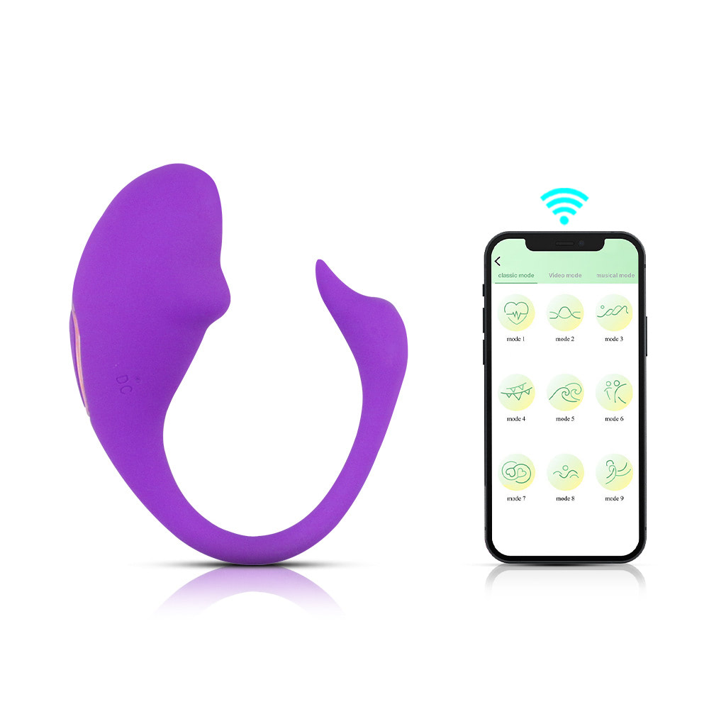 Vibrador Ponto G e Clitóris com Controle Aplicativo - Amina
