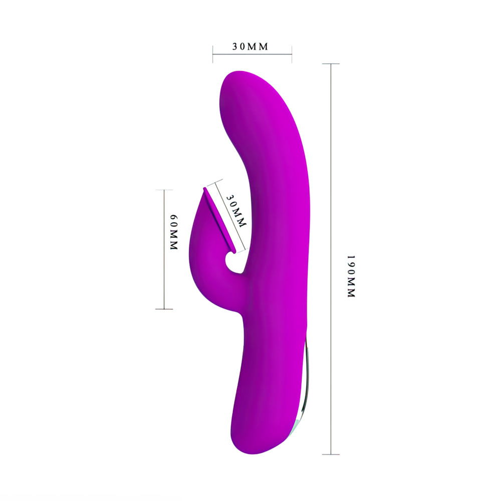 Vibrador em Silicone Recarregável Anthony - Pretty Love - Imagem 4