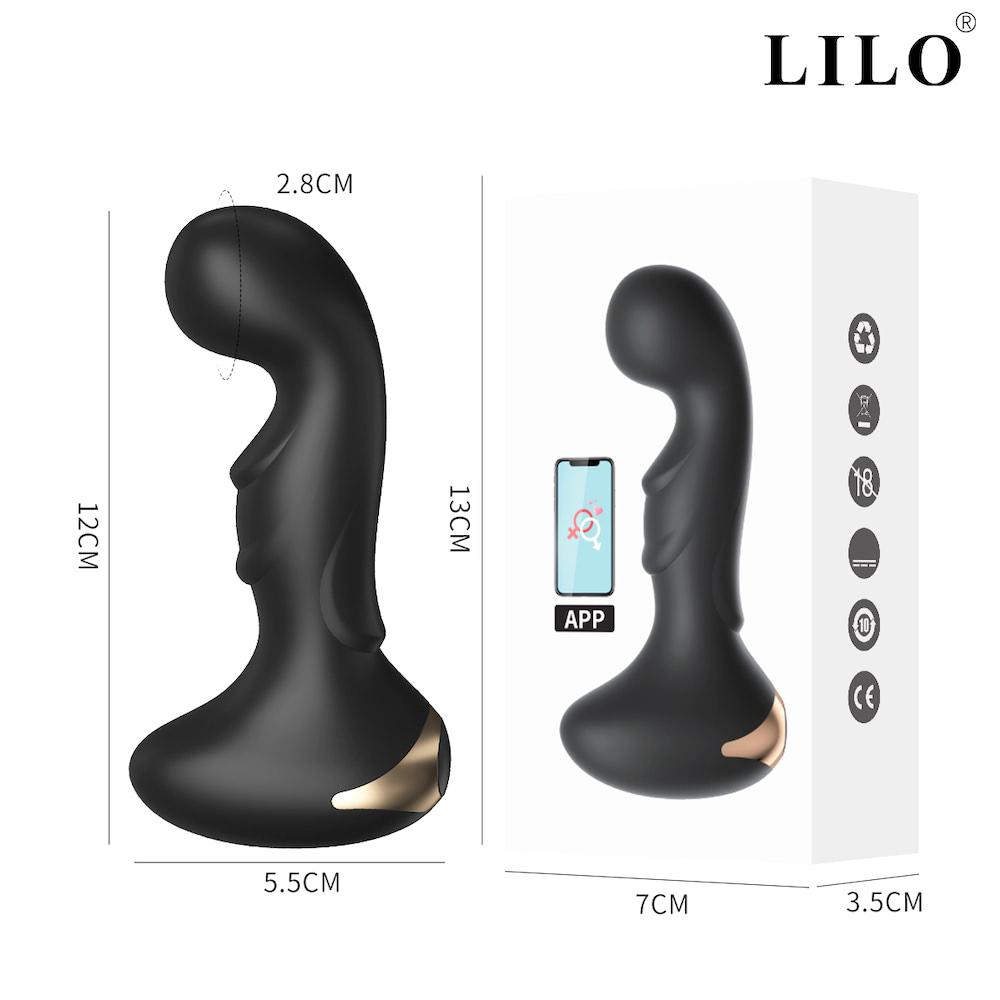 Plug anal com 10 modos de vibração smartphone Ponto G - Imagem 2