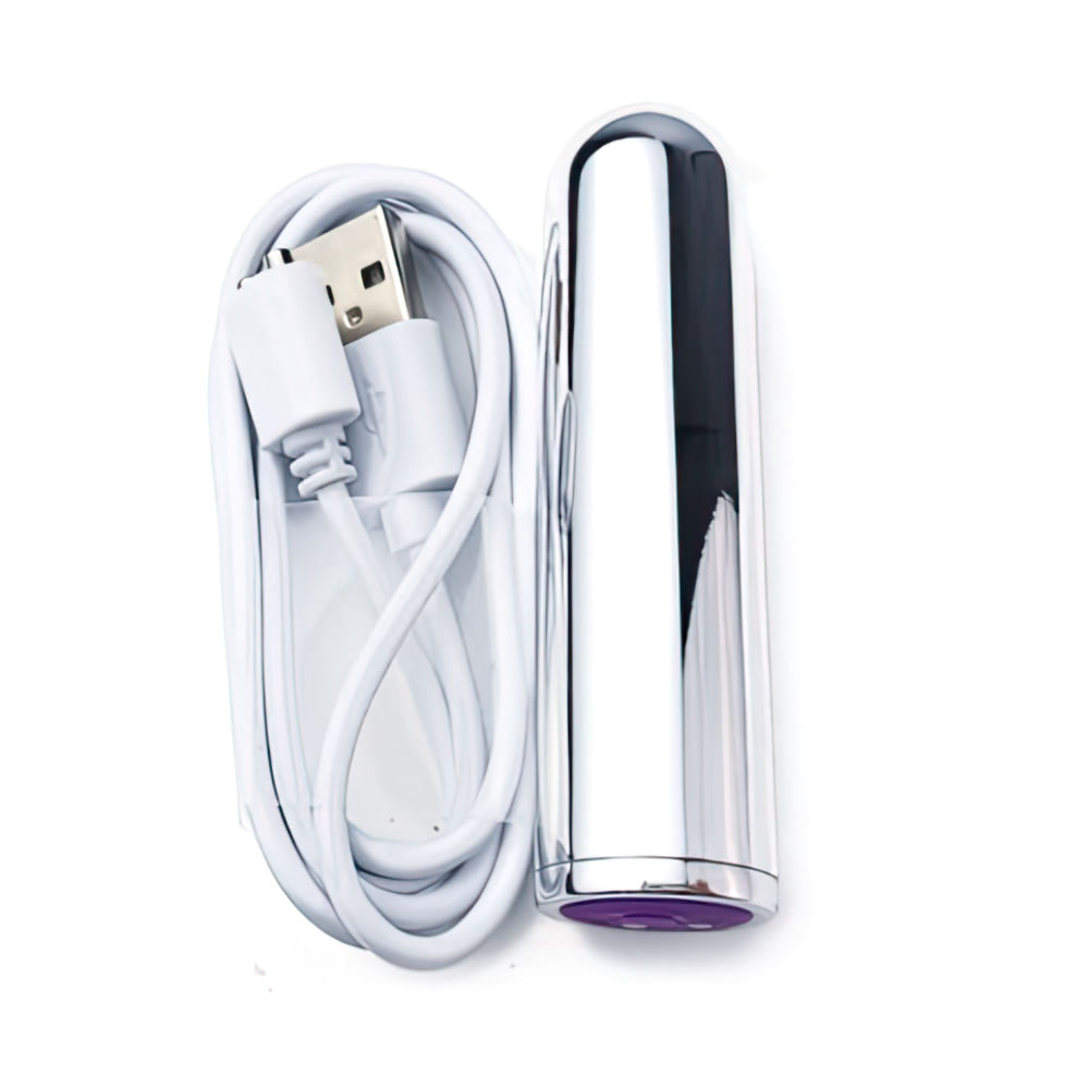 Vibrador 9 Modos de Vibração Metalizada Recarregável - USK
