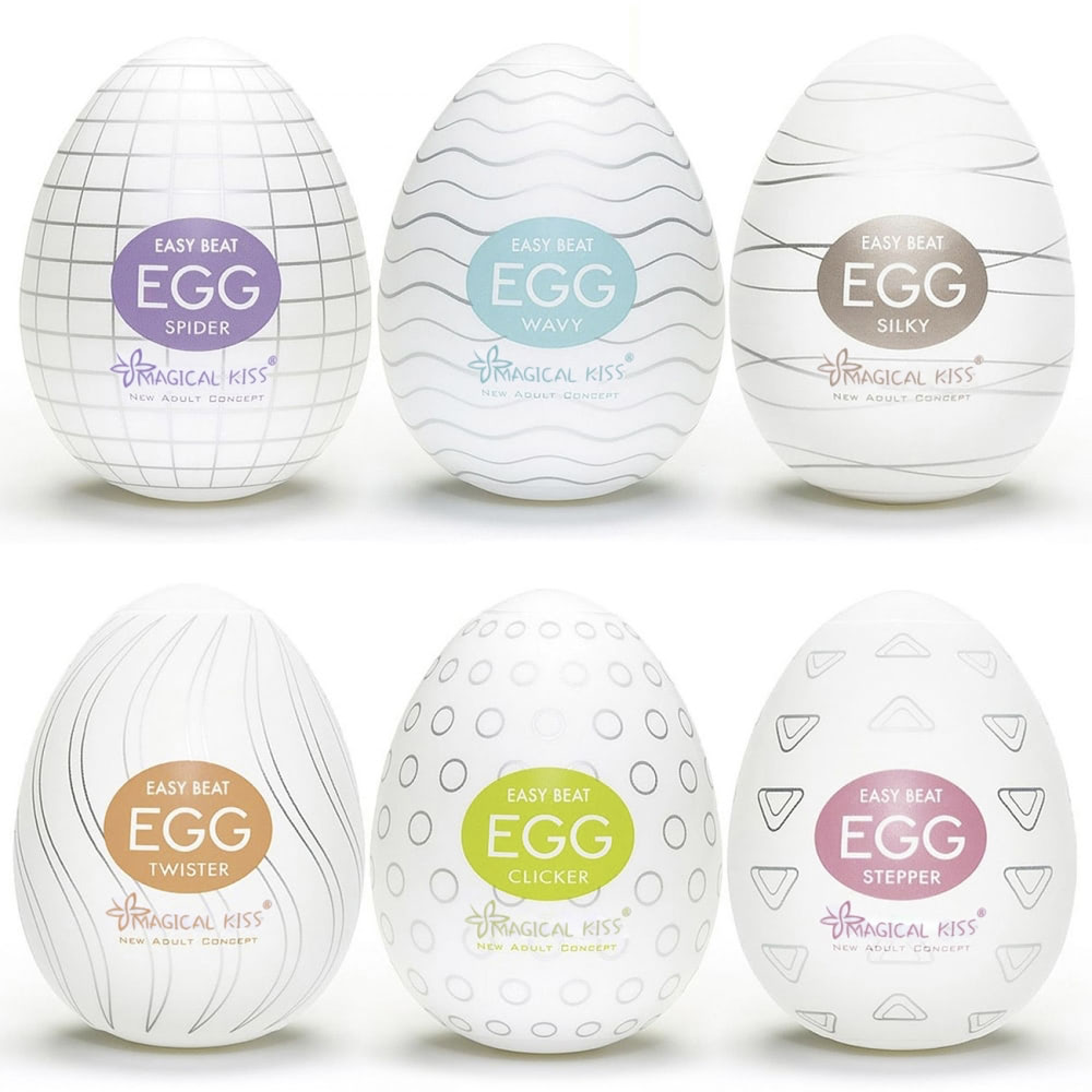 EGG Magical Kiss - Masturbador Masculino - Caixa com 6 Unidades