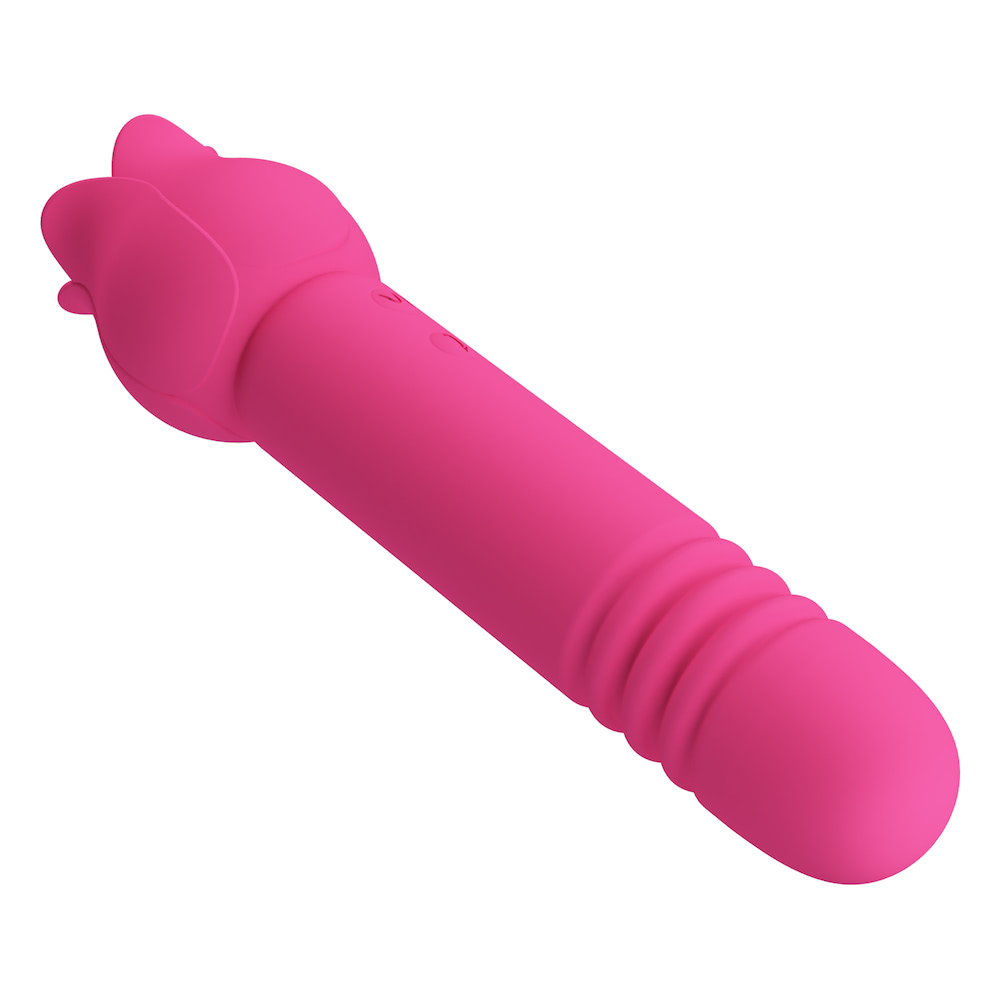 Vibrador Duplo Vai e Vem De Língua - Chaley - PRETTY LOVE - Imagem 5