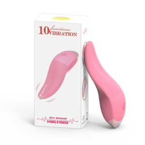 Vibrador clitoriano em formato de língua 10 modos - Vibração