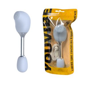 Vibador duplo com 10 modos de vibração batidinhas - YOUVIBE