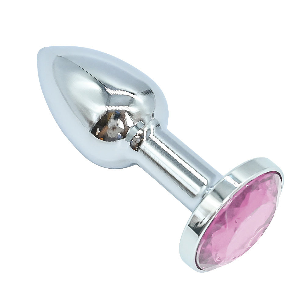 Plug anal de luxo em metal, com formato cônico - tamanho PP - Imagem 8