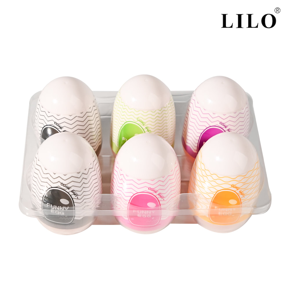 FUNNY EGG em Cyberskin - kit com 5 Modelos 6 Unidades - LILO - Imagem 6