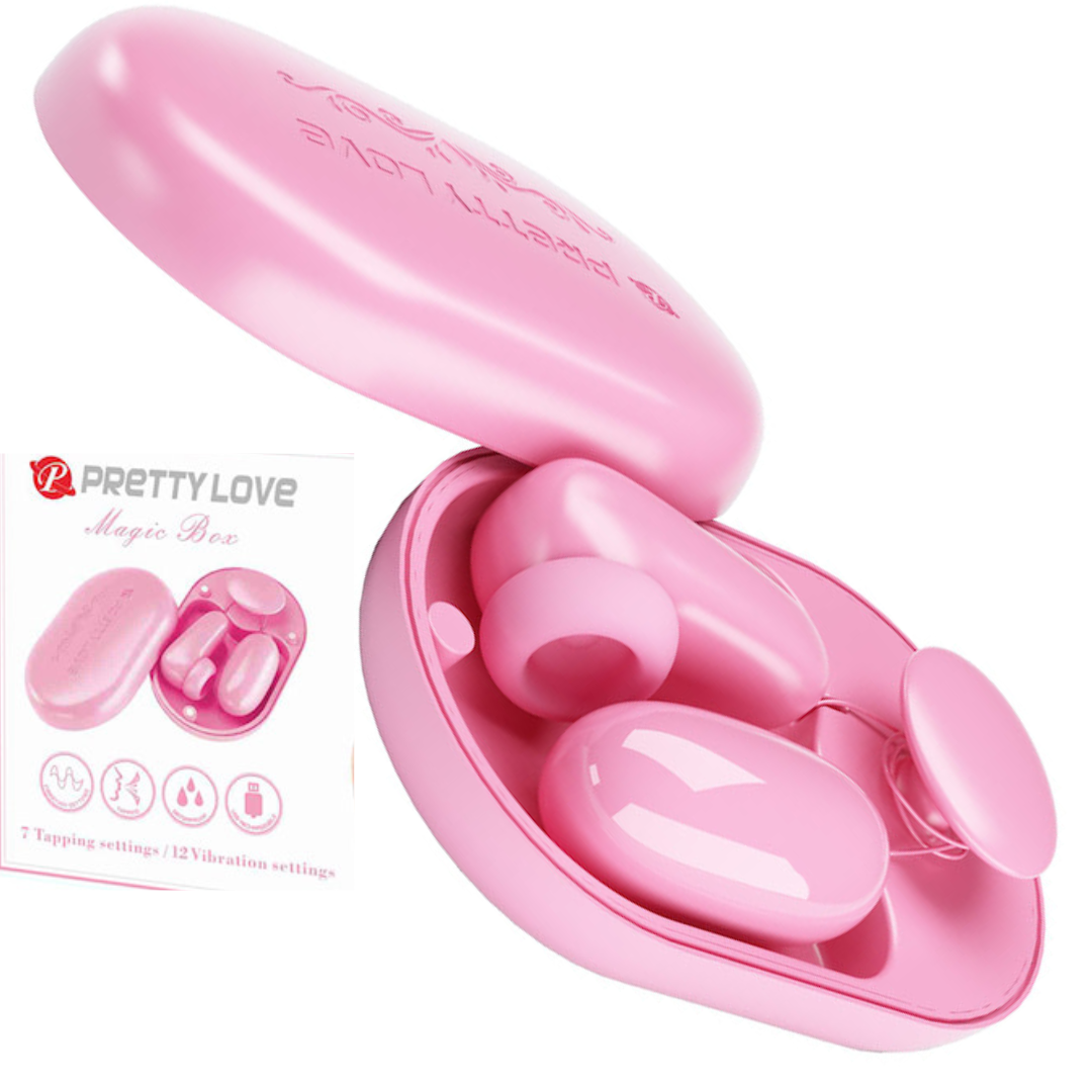 Vibrador Pretty Love com controle de formato de BOX