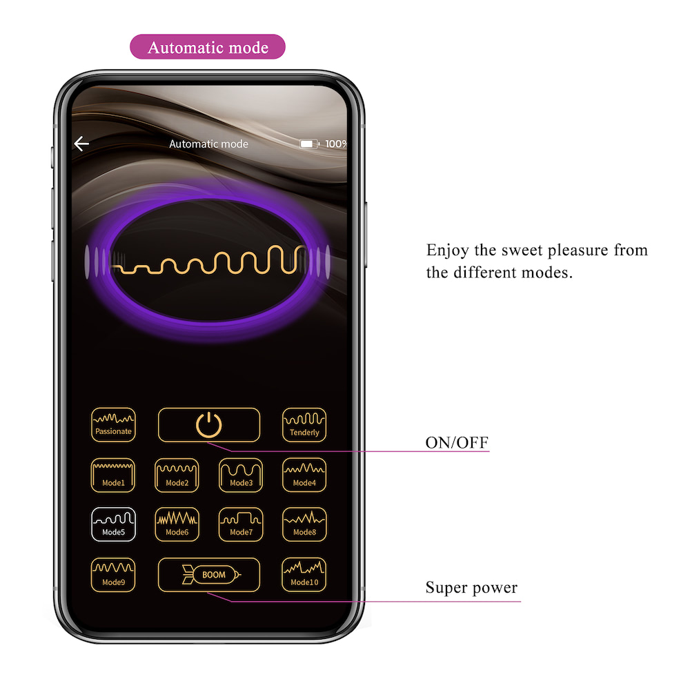 Vibrador Clitoriano Controle Aplicativo Hazelynn PRETTY LOVE - Imagem 6