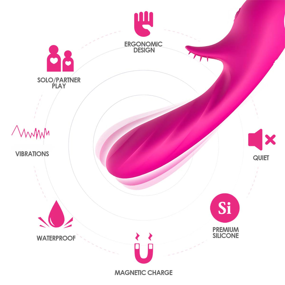 Vibrador e Estimulador Ponto G com 9 vibrações - USK - Imagem 3