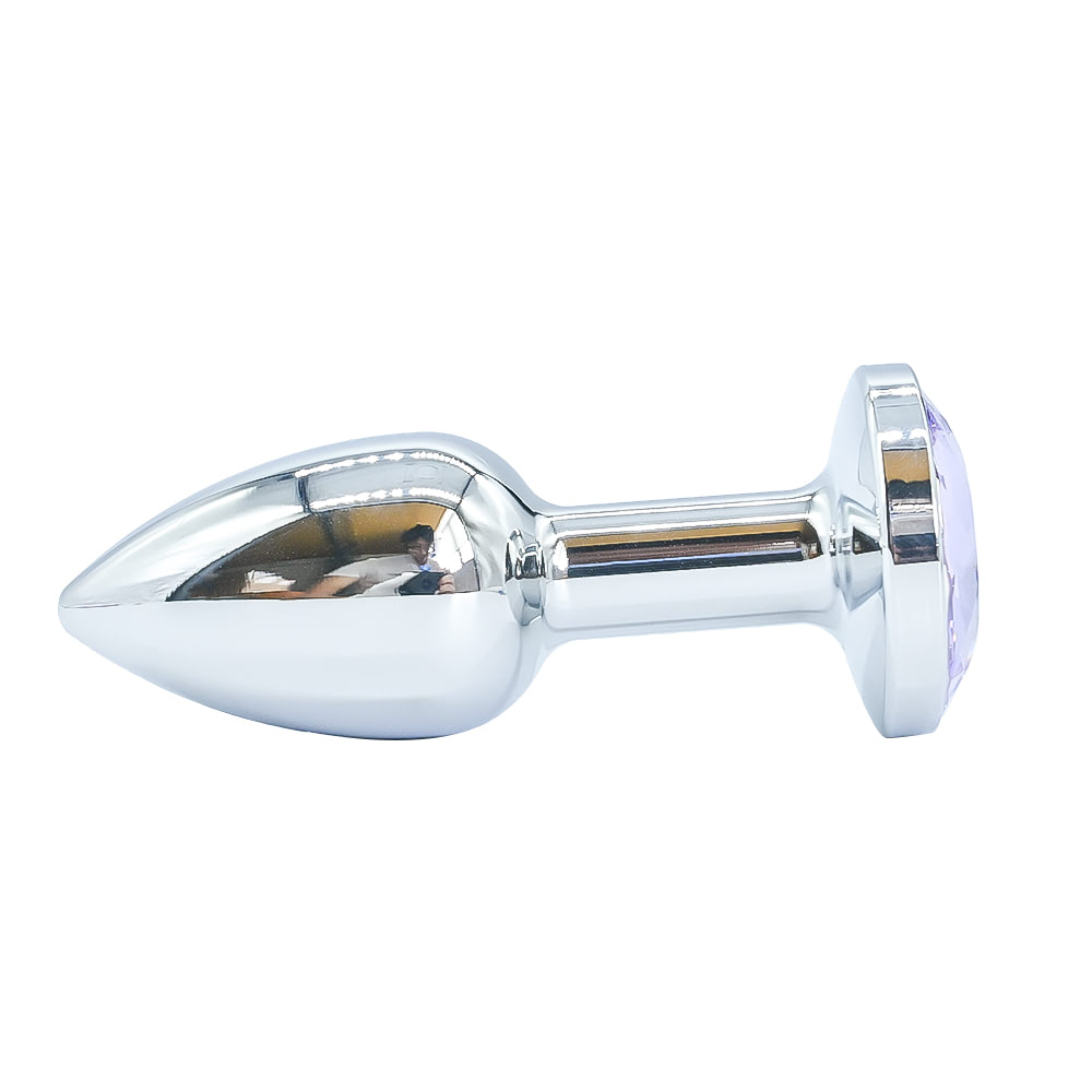 Plug anal de luxo em metal, com formato cônico - tamanho PP - Imagem 7