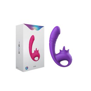 Vibrador recarregável com penetrador Ponto G - I-MOON