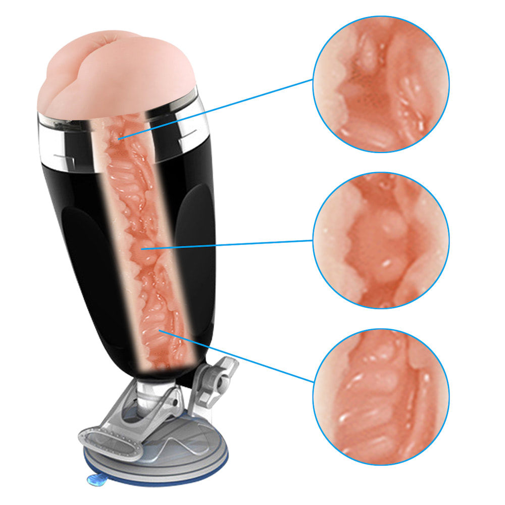 Masturbador masculino Cyberskin ventosa-X5 CUP formato ânus - Imagem 7