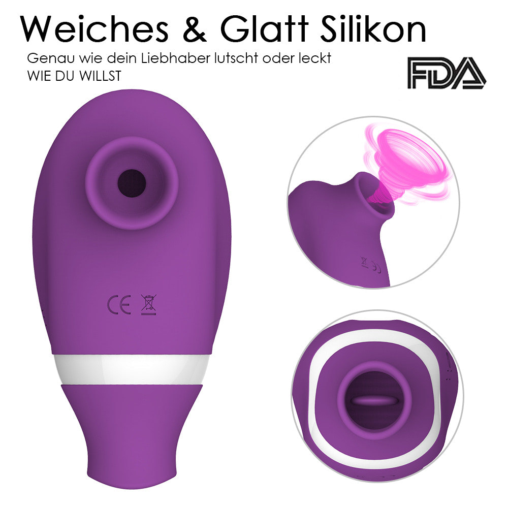 Estimulador de Clitóris com Pulcação e Língua Vibrador - Imagem 7