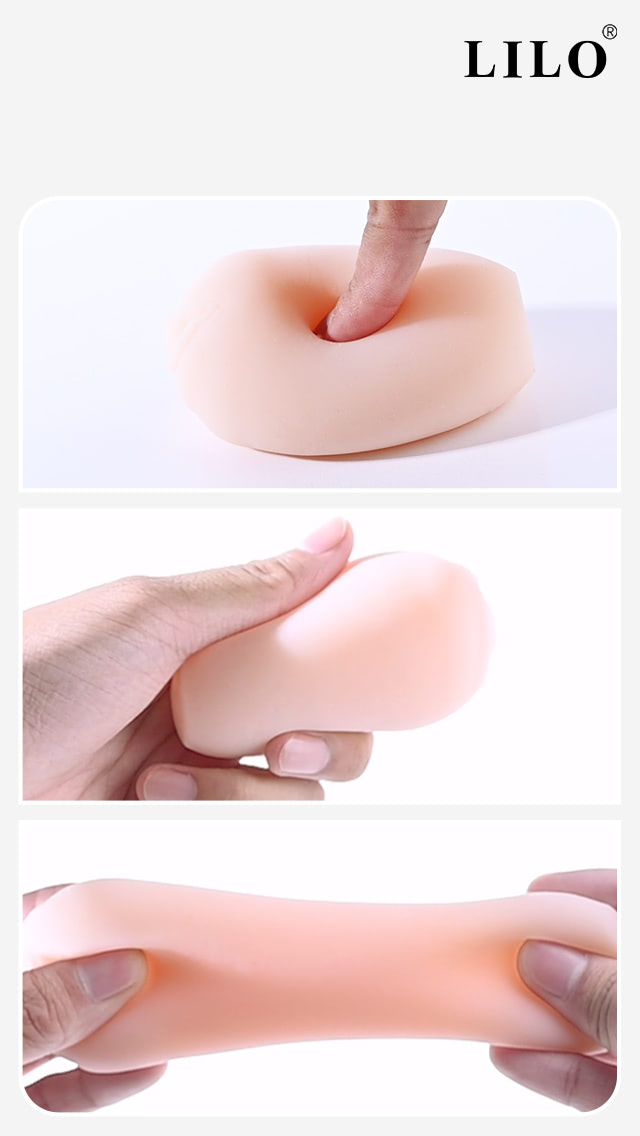 Masturbador Masculino FUNNY EGG Cyberskin - Rosa - LILO - Imagem 5