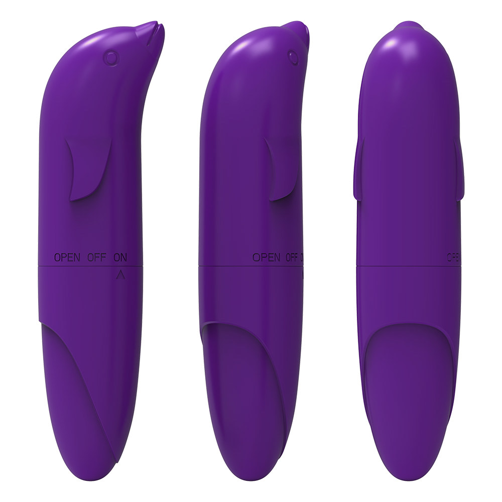 Vibrador Ponto G em formato de Golfinho - Liso Estimulador - Imagem 9