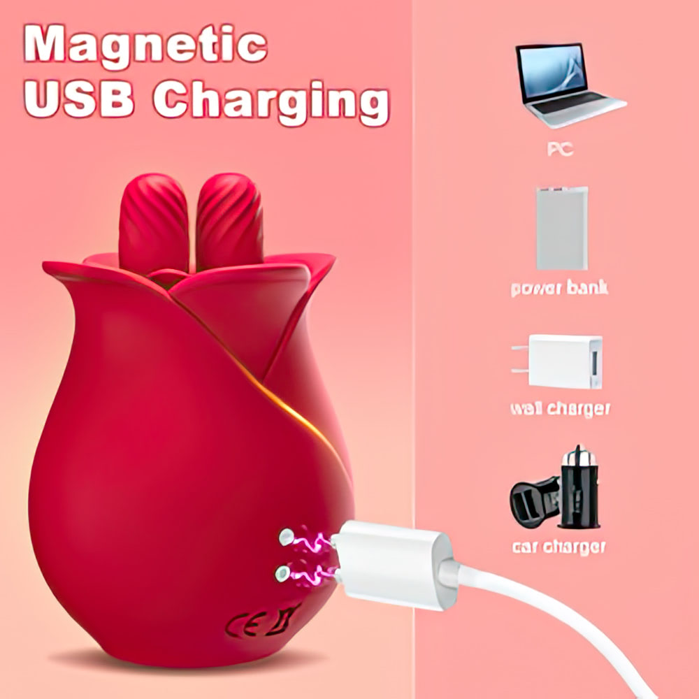 Estimulador Clitoriano formato de rosa Vai e Vem - YOUVIBE - Imagem 10