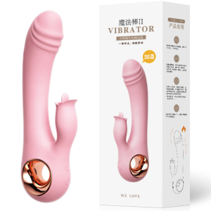 Vibrador de ponto G estimulador de clítoris estilo de língua