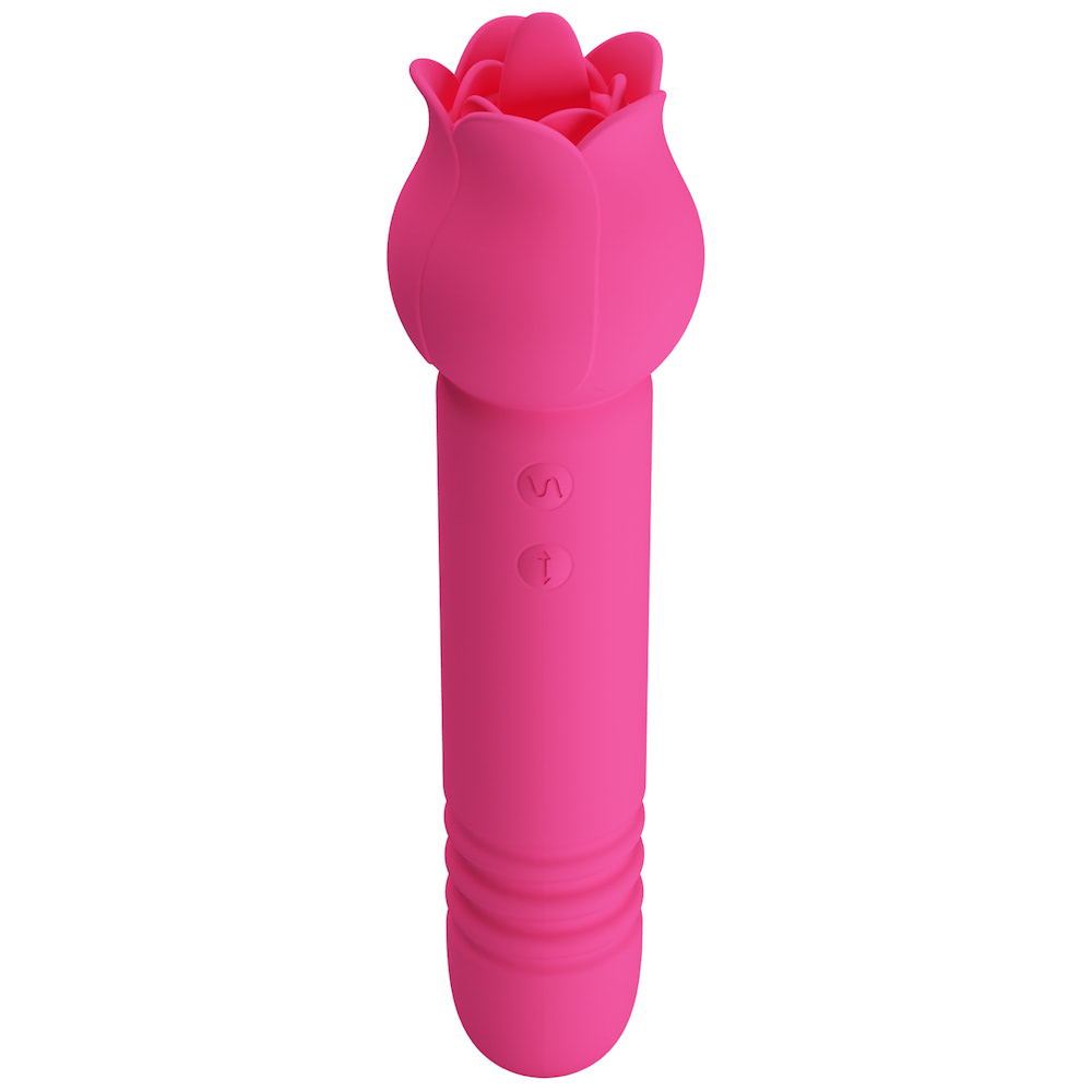 Vibrador Duplo Vai e Vem De Língua - Chaley - PRETTY LOVE - Imagem 3