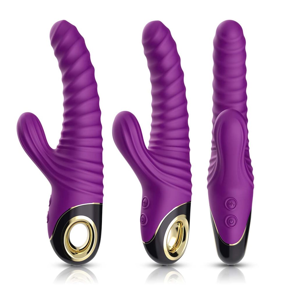 Vibrador Ponto G com Estimulador Clitoriano Duplo - USK - Imagem 5