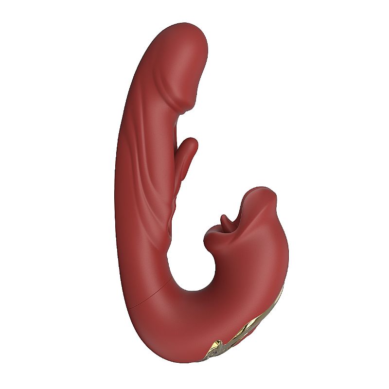 Vibrador Ponto G e Clitóris com Boca e Dedilhar / Slap ALWUP - Imagem 5