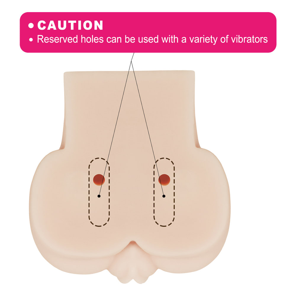 Masturbador Masculino Formato Bunda - Vagina 500g Crazy Lion - Imagem 4