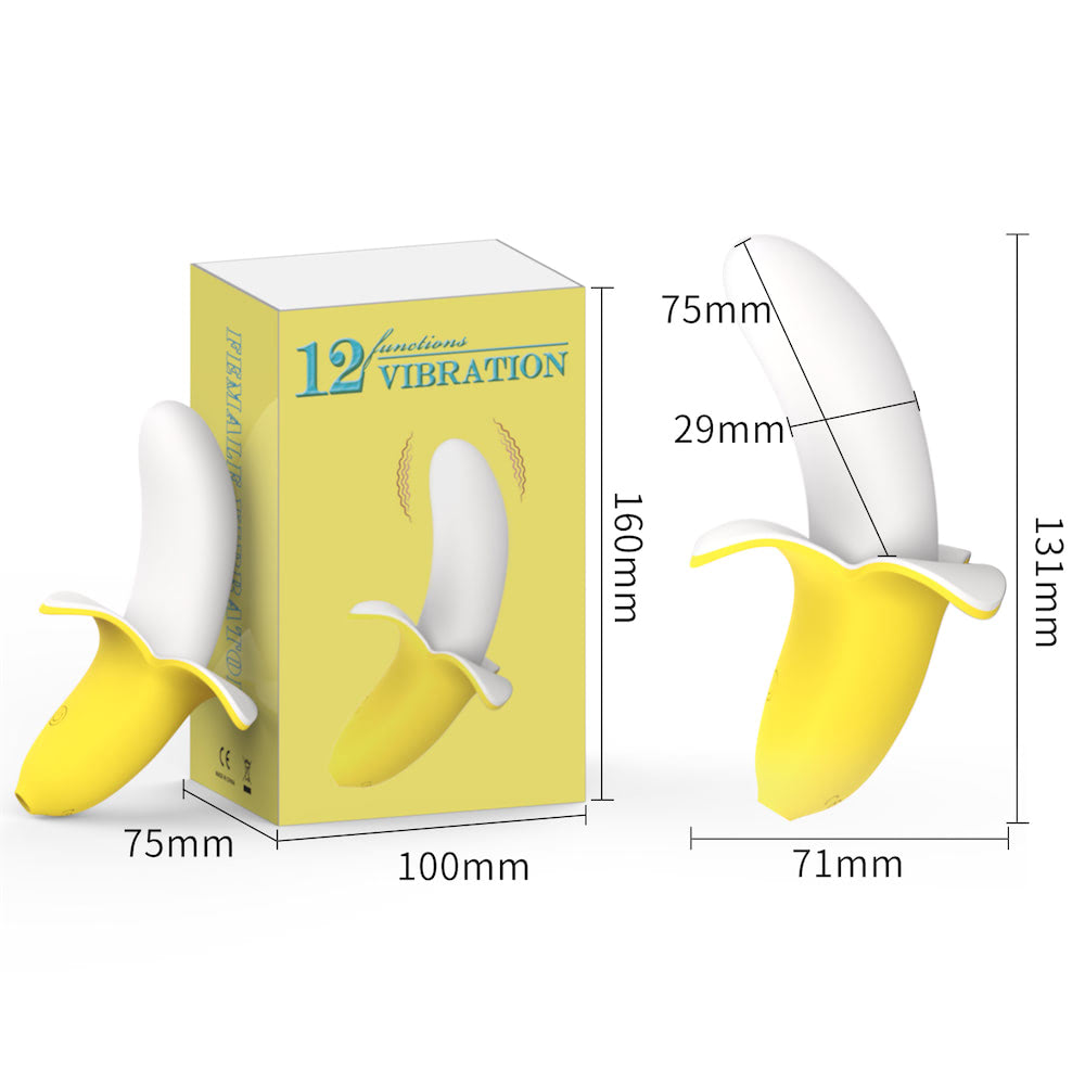 Vibrador Ponto G em formato de Banana - 12 modos de vibração - Imagem 2