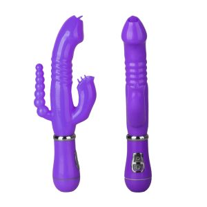 Vibrador de Ponto G e Clitóris com 12 Velocidades - 3 em 1