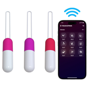 Vibrador com 10 modos de vibração Controle Via App - YOUVIBE