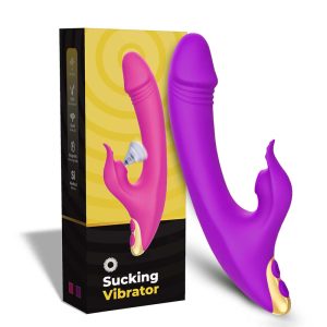 Vibrador de Ponto G e Clitóris com Sucção Multivelocidade