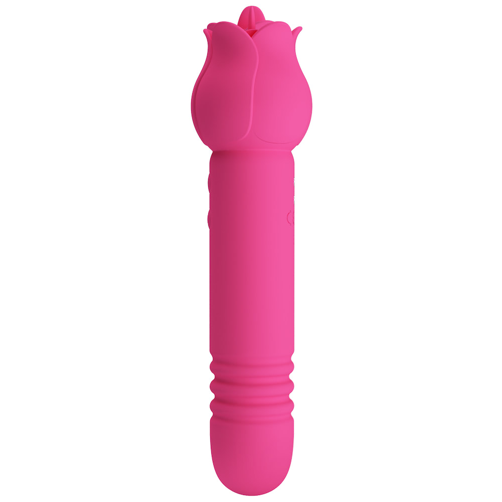 Vibrador Duplo Vai e Vem De Língua - Chaley - PRETTY LOVE - Imagem 2