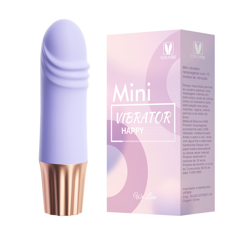Vibrador recarregável com 10 modos de vibração - YOUVIBE
