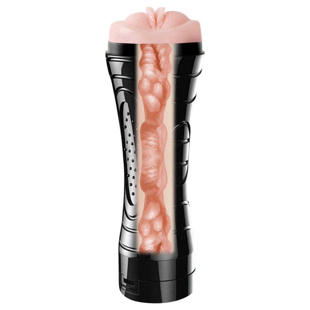 Masturbador Masculino Vagina em Formato de Lanterna com vibrador - Imagem 5